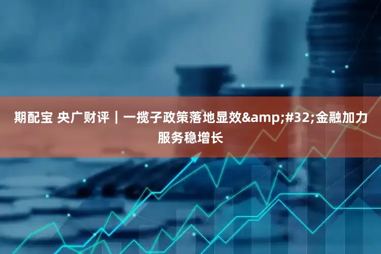 期配宝 央广财评｜一揽子政策落地显效&#32;金融加力服务稳增长