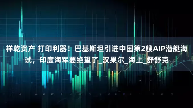 祥乾资产 打印利器！巴基斯坦引进中国第2艘AIP潜艇海试，印度海军要绝望了_汉果尔_海上_舒舒克